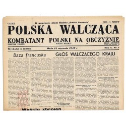 Polska Walcząca - Kombatant Polski na Obczyźnie. R.10 (1948). Nr 4 (24 stycznia 1948)