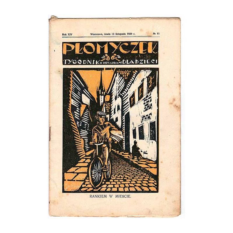 Płomyczek. Tygodnik z obrazkami dla młodszych dzieci. R.14 (1929). Nr 11 (13 listopada 1929)