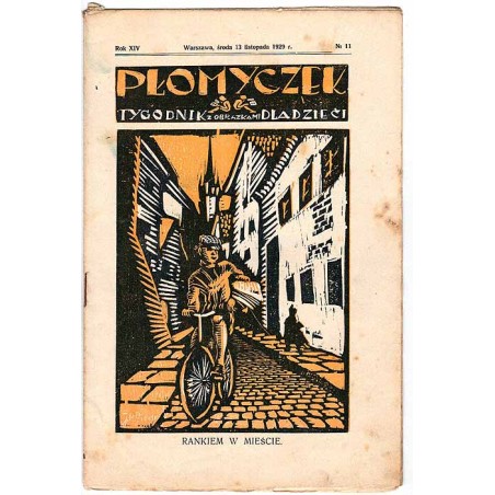 Płomyczek. Tygodnik z obrazkami dla młodszych dzieci. R.14 (1929). Nr 11 (13 listopada 1929)