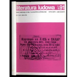 Literatura Ludowa. Dwumiesięcznik naukowo-literacki. R.34 [faktycznie R.35] (1991). Nr 1-6