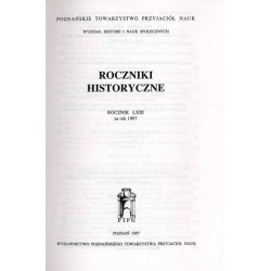 Roczniki Historyczne. R.63 (1997)
