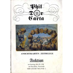 Phil-Dor-Carta 11. Februar 1986. 11. Auktion. Ansichtskarten - Zeitbelege