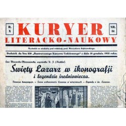 Kuryer Literacko-Naukowy. R.10 (1933). Nr 51 (18 grudnia 1933)