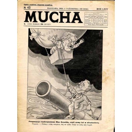 Mucha. R.64 (1932). Nr 43 (21 października 1932) / Franz von Papen / Ramsay MacDonald