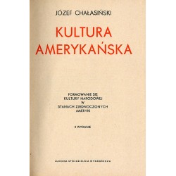 Kultura amerykańska. Formowanie się kultury narodowej w Stanach Zjednoczonych Ameryki