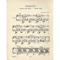 Der Blumengarten (Jardin des Fleurs). Eine Auswahl der beliebtesten Werke (Un choix de Morceaux favoris de) von Gustav Lange