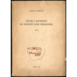 Studia i Materiały do Dziejów Ziemi Sieradzkiej. T.1 (1962)