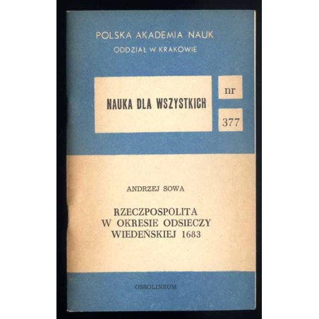 Rzeczpospolita w okresie odsieczy wiedeńskiej 1683
