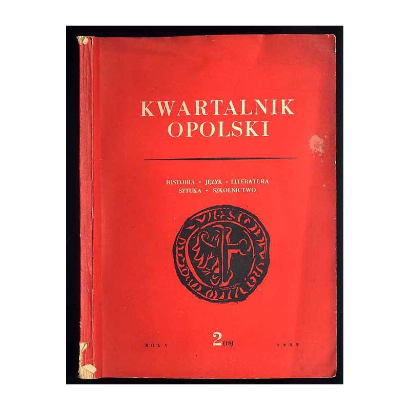 Kwartalnik Opolski. R.5 (1959). Nr 2 (18)