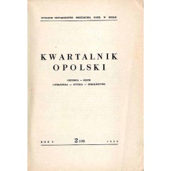 Kwartalnik Opolski. R.5 (1959). Nr 2 (18)