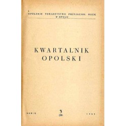 Kwartalnik Opolski. R.9 (1963). Nr 3 (35)