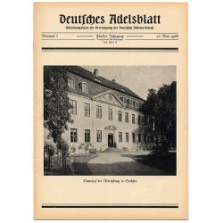 Deutsches Adelsblatt. 5. Jahrgang (1966). Nr 5 (15 V 1966) [Naunhof bei Moritzburg in Sachsen]