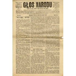 Głos Narodu. R.9 (1901). Nr 40 (19 lutego 1901). Wydanie wieczorne
