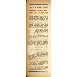 Turysta mimo woli w roku 1941 w Ameryce napisał i zilustrował Adolf Hoffmeister
