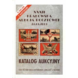 [Rara Avis] XXXII Krakowska Aukcja Pocztówek. Katalog aukcyjny. 24 stycznia 2009 r