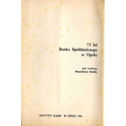 75 lat Banku Spółdzielczego w Opolu