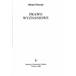 Prawo wyznaniowe