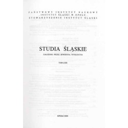 Studia Śląskie. T.63 (2004)