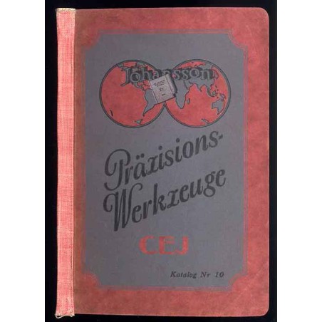 Johansson Präzisionswerkzeuge. Katalog Nr 10