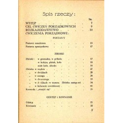 Gimnastyka. Cz.1. Ćwiczenia porządkowe: postawy, zbiórki, marsze, zwroty, szyki, kolumny ćwiczebne