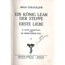 Ein König Lear der Steppe. Erste Liebe