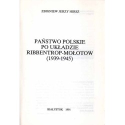 Państwo Polskie po układzie Ribbentrop-Mołotow (1939-1945)
