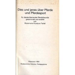 Dies und jenes über Pferde und Pferdesport für deutschlernende Pferdefreunde