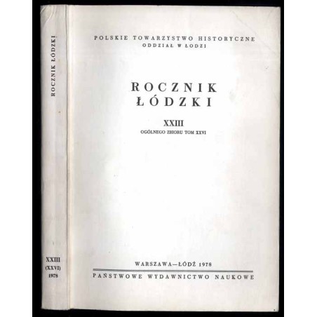Rocznik Łódzki 23 (26) (1978)