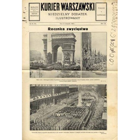 Kurjer Warszawski. Niedzielny dodatek ilustrowany. R.116 (1936). Nr 321 (22 listopada 1936) / Edward Śmigły-Rydz