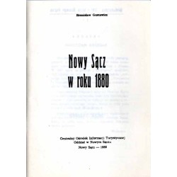 Nowy Sącz w roku 1880