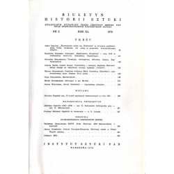 Biuletyn Historii Sztuki. R. 40 (1978). Nr 2 / Gniezno / Antoni Kamieński / Bacciarelliana