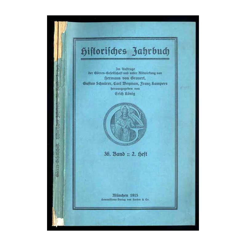 Historisches Jahrbuch. B.36 (1915). H.2