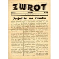 Zwrot. Prawo, prawda, praca. Tygodnik. R.1 (1937). Nr 16 (21 listopada 1937)