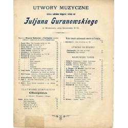 La Barcarolle. Auf dem Wasser zu Singen [na fortepian]