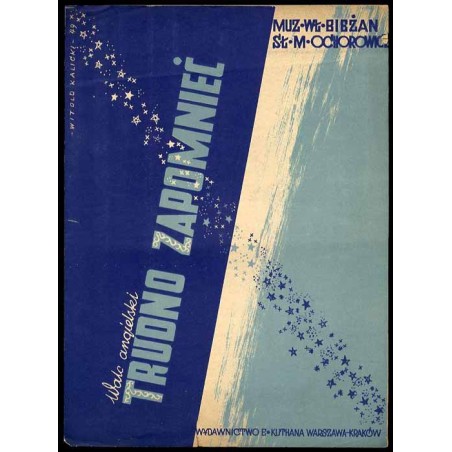 Trudno zapomnieć... Walc angielski