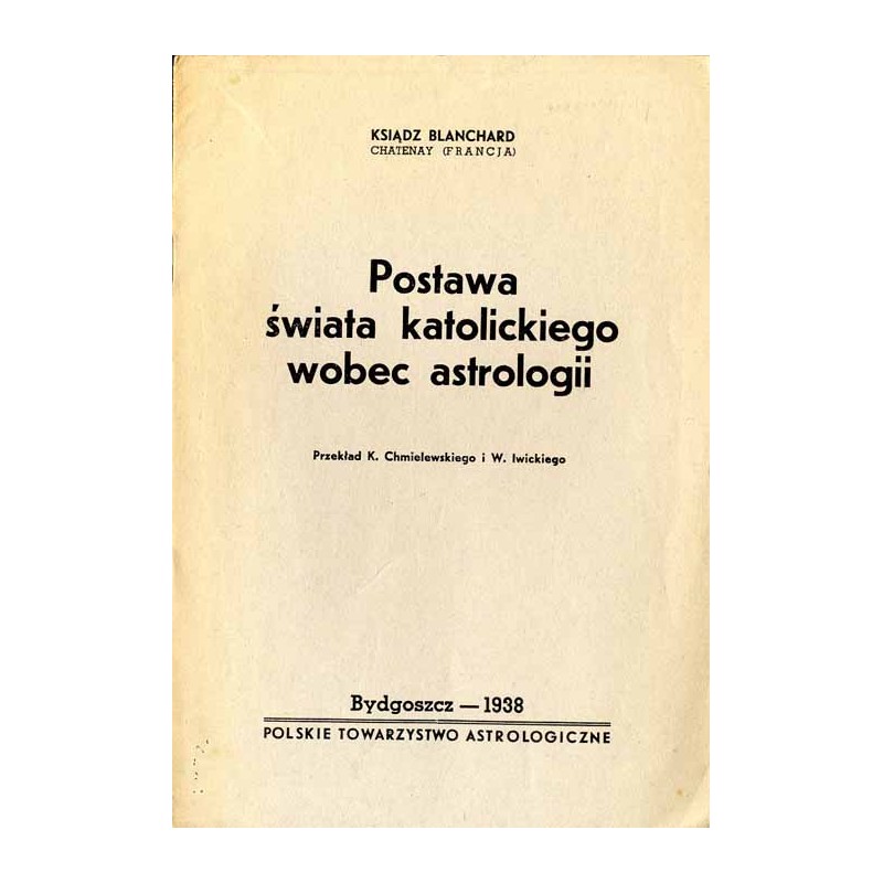 Postawa świata katolickiego wobec astrologii