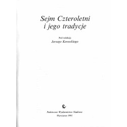 Sejm Czteroletni i jego tradycje