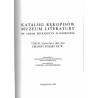 Katalog rękopisów Muzeum Literatury im. Adama Mickiewicza w Warszawie. T.1-3 w 3 vol