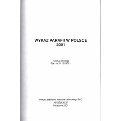 Wykaz parafii w Polsce 2001 (według diecezji). Stan na 31.12.2001 r