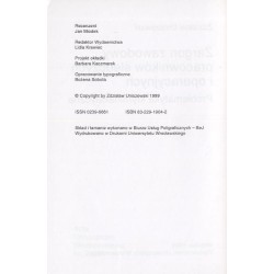 Żargon zawodowy pracowników śledczych i operacyjnych. Problematyka kryminalistyczna