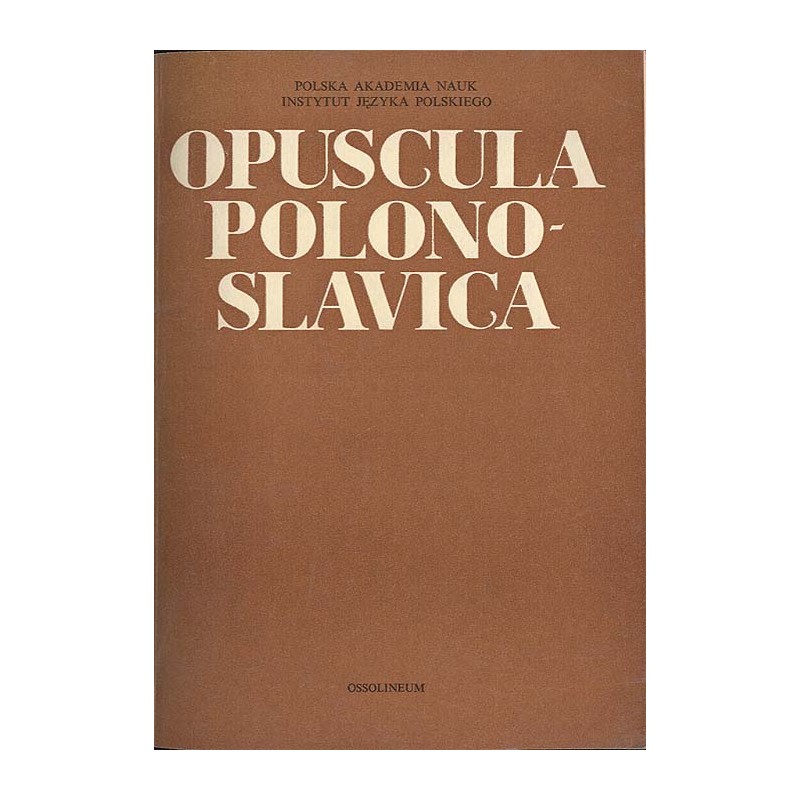 Opuscula polono-slavica