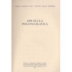 Opuscula polono-slavica