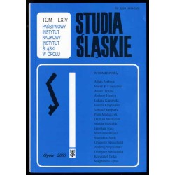 Studia Śląskie. T.64 (2005): Śląsk Opolski w Polsce Ludowej