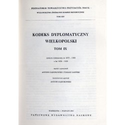 Kodeks dyplomatyczny Wielkopolski. T.9: Zawiera dokumenty nr 1075-1380 z lat 1426-1434