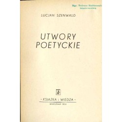 Utwory poetyckie