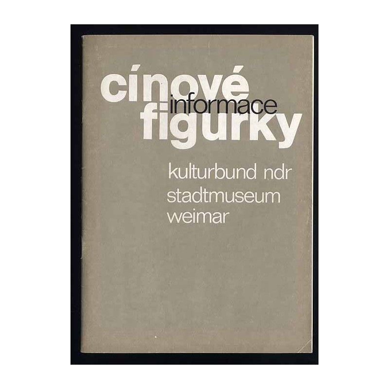 Cínové figurky. Kulturbund NDR Stadtmuseum Weimar