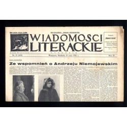 Wiadomości Literackie. Tygodnik. R.9 (1932). Nr 22 (439) (29 maja 1932)