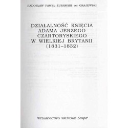 Działalność księcia Adama Jerzego Czartoryskiego w Wielkiej Brytanii (1831-1832)