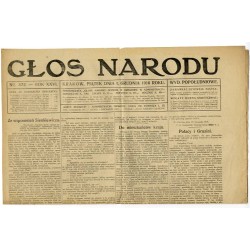 Głos Narodu. R.26 (1916). Nr 572 (1 grudnia 1916). Wydanie popołudniowe