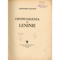 Opowiadania o Leninie